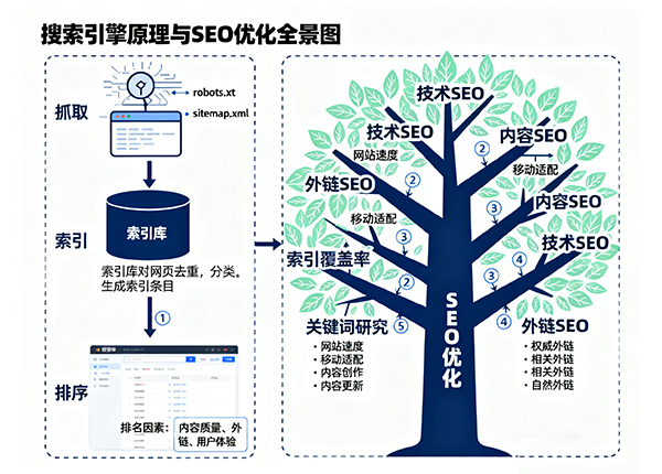 搜索引擎工作原理与SEO优化的基础逻辑