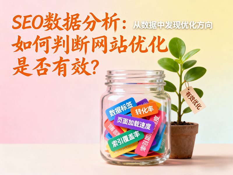 SEO数据分析：如何判断网站优化是否有效？