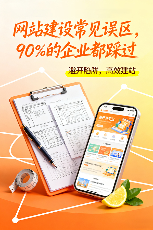 网站建设常见误区，90%的企业都踩过