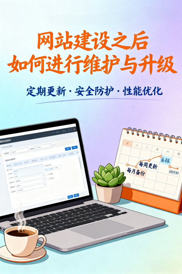 网站建设之后如何进行维护与升级