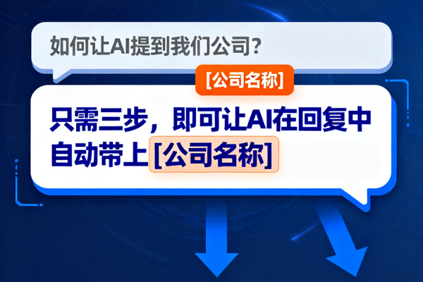 想让AI回答中带上自己公司？必须知道的操作步骤