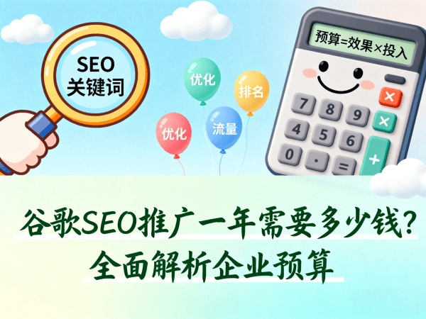 谷歌SEO推广一年需要多少钱？全面解析企业预算