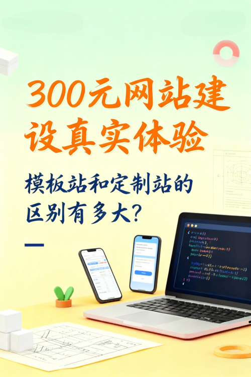 300元网站建设真实体验,模板站和定制站的区别有多大?