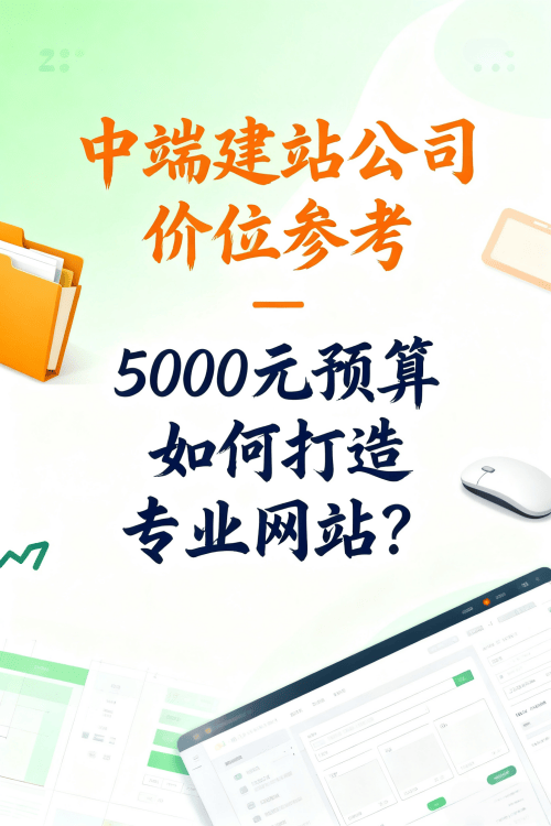 中端建站公司价位参考5000元预算如何打造专业网站?