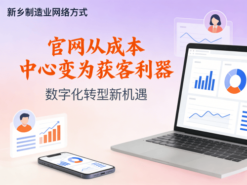 新乡制造业网站建设如何将官网从成本中心变为获客利器?.png 新乡制造业网站建设如何将官网从成本中心变为获客利器?.png