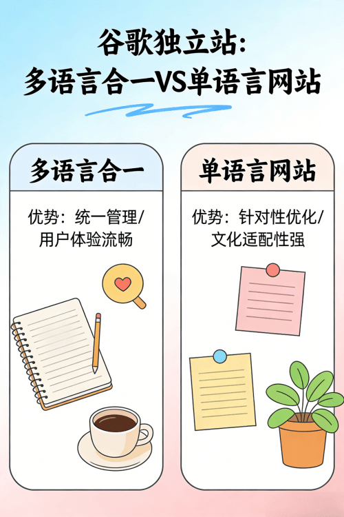 谷歌独立站做多语言合一好还是一个语言一个网站好.png 谷歌独立站做多语言合一好还是一个语言一个网站好.png